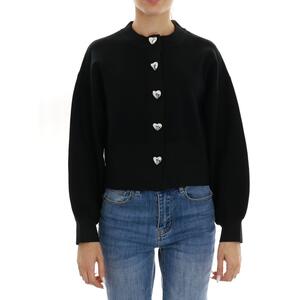 CARDIGAN CUORE NERO